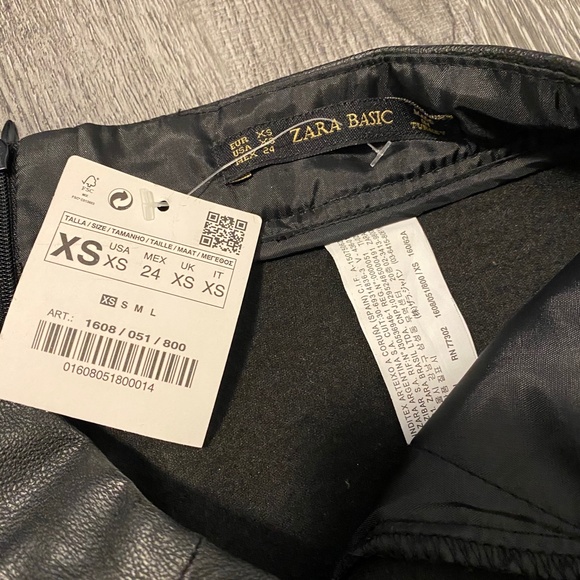 *BNWT* Zara PU skirt - Picture 2 of 3